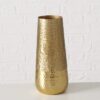 Vaas Goud Glans Metaal Aluminium Asska - Boltze Home (15 x 34 cm)