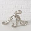 Octopus Beeldje Zilver Shiny Metaal Decoratie Zeedier (18 x 17 x 10,5 cm) Boltze Home